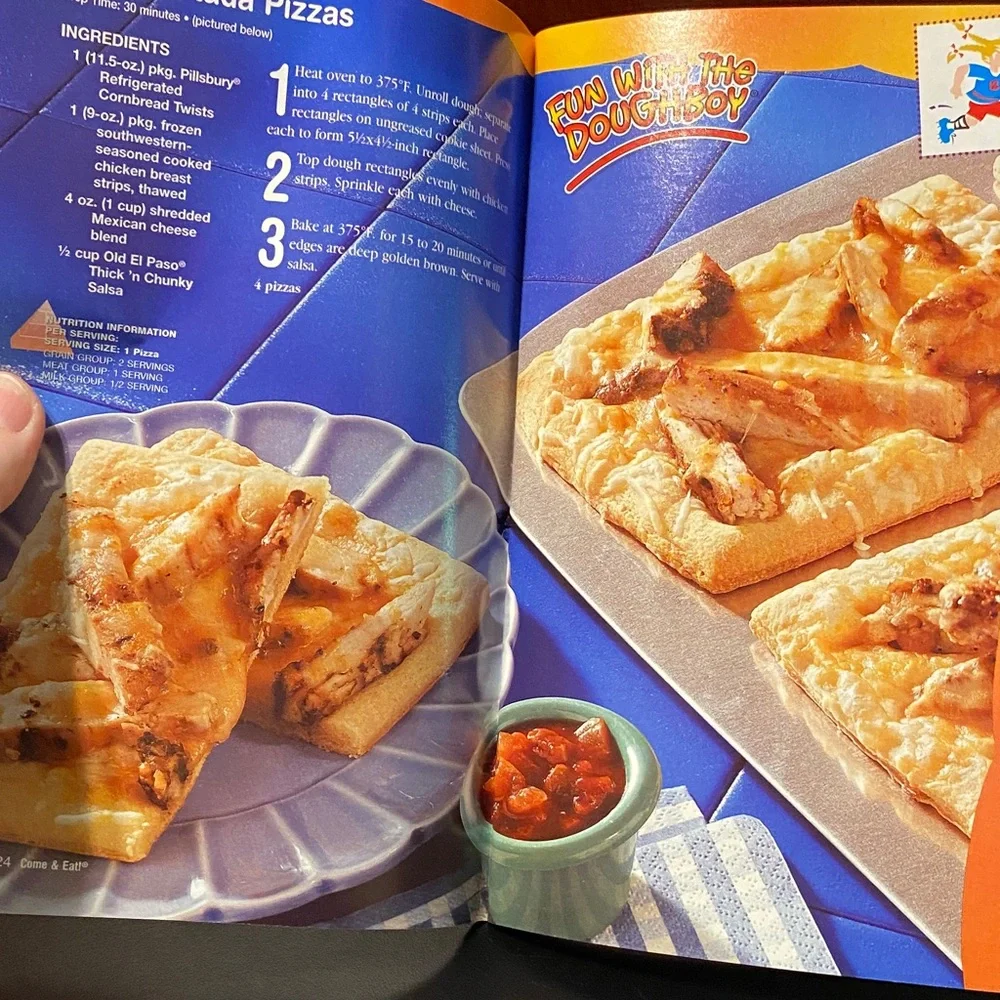 Pillsbury four piece cookbook magazine set